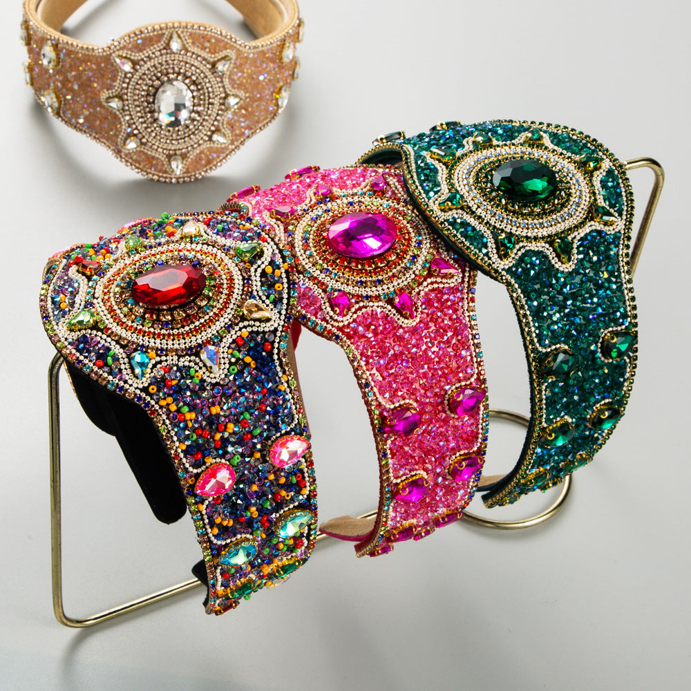 Baroque Rhinestone Headband L4498