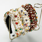 Christmas Tree Pearl Rhinestone Headband L4500