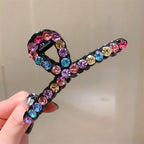 Large Rhinestone Acrylic Hairpin Hair Claw L4550