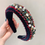 Baroque Rhinestone Sponge Headband L4563