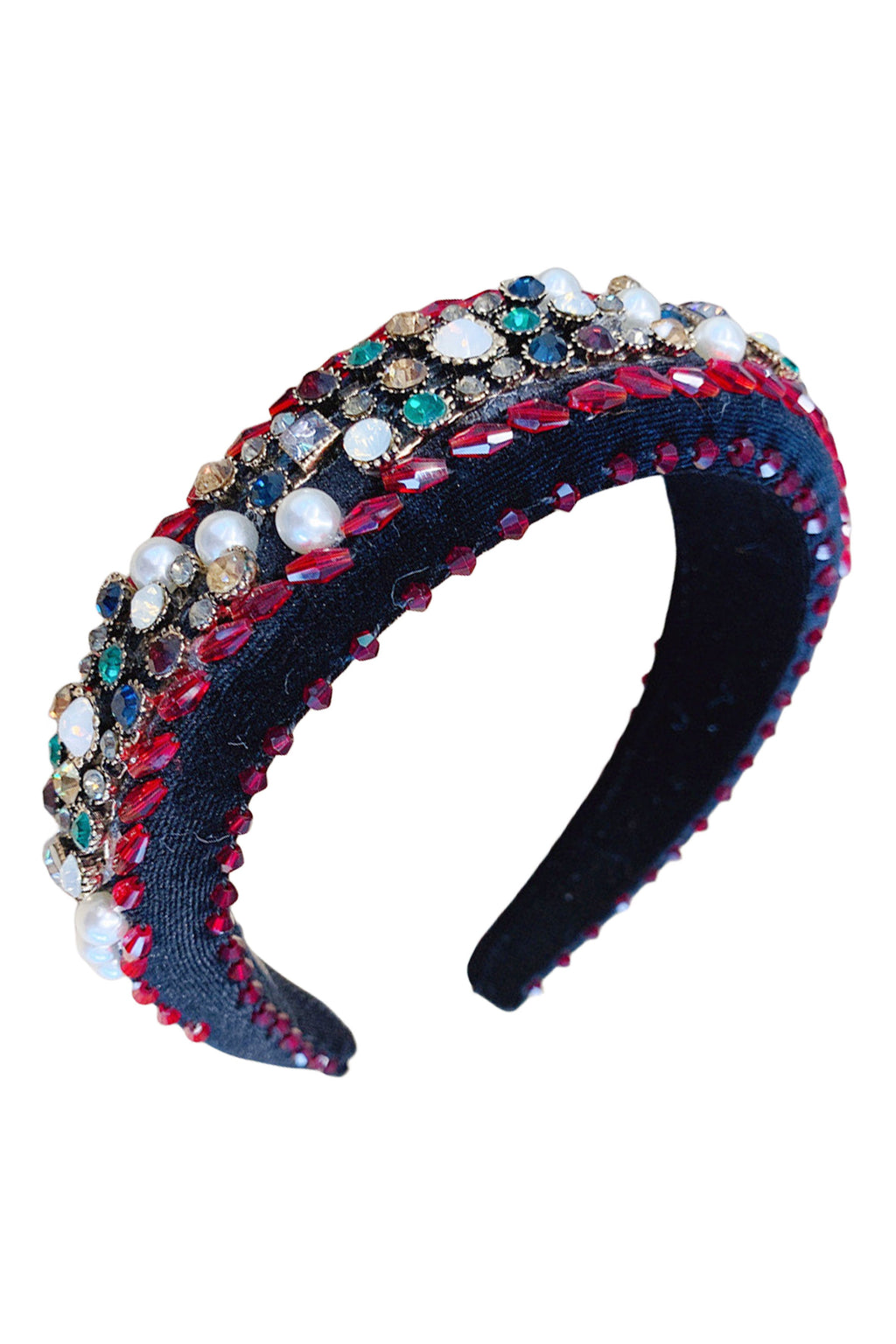 Baroque Rhinestone Sponge Headband L4563