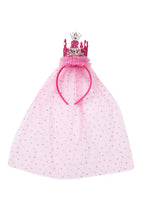 Brithday Crown Headband With Gauze L4566