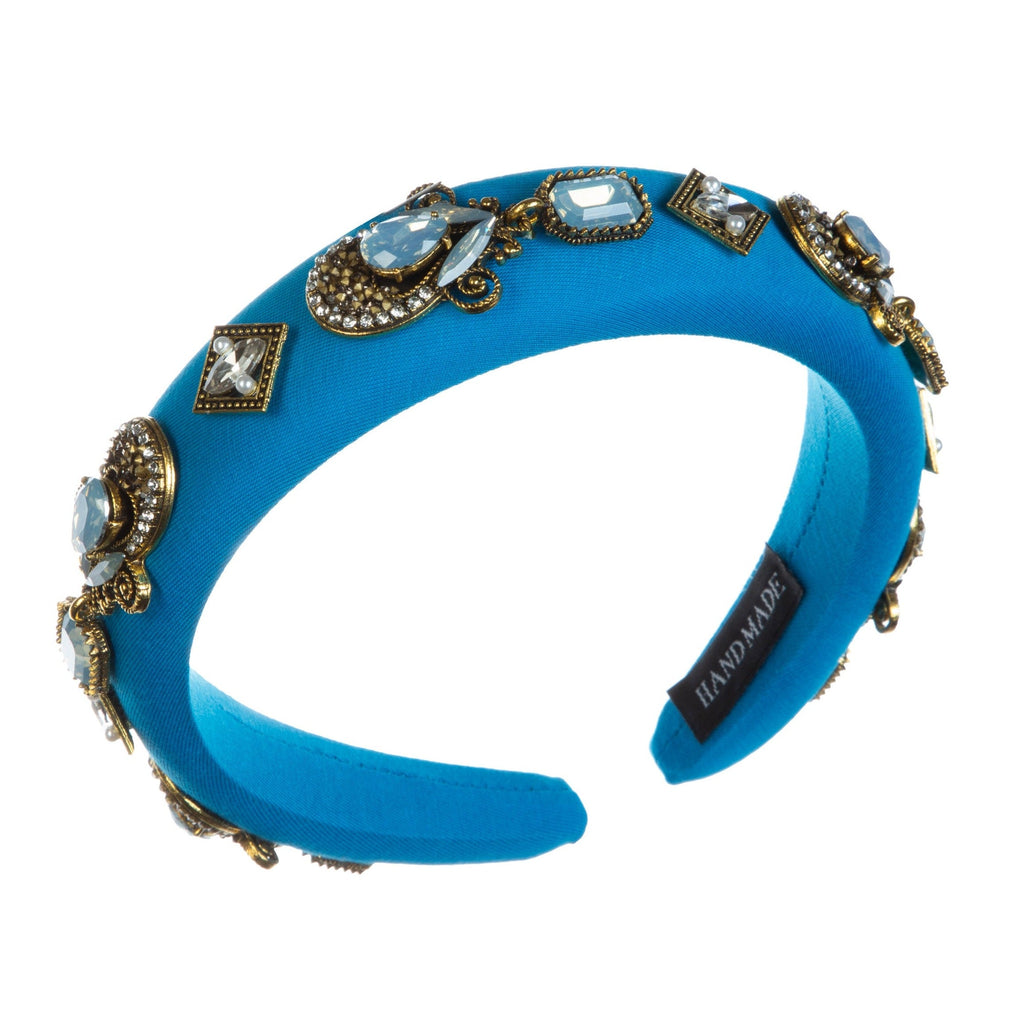 Baroque Rhinestone Sponge Headband L4648