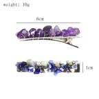 Clear Quartz Duckbill Clip L4670