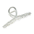 Irregular Natural Stone Cross Hair Clip L4671
