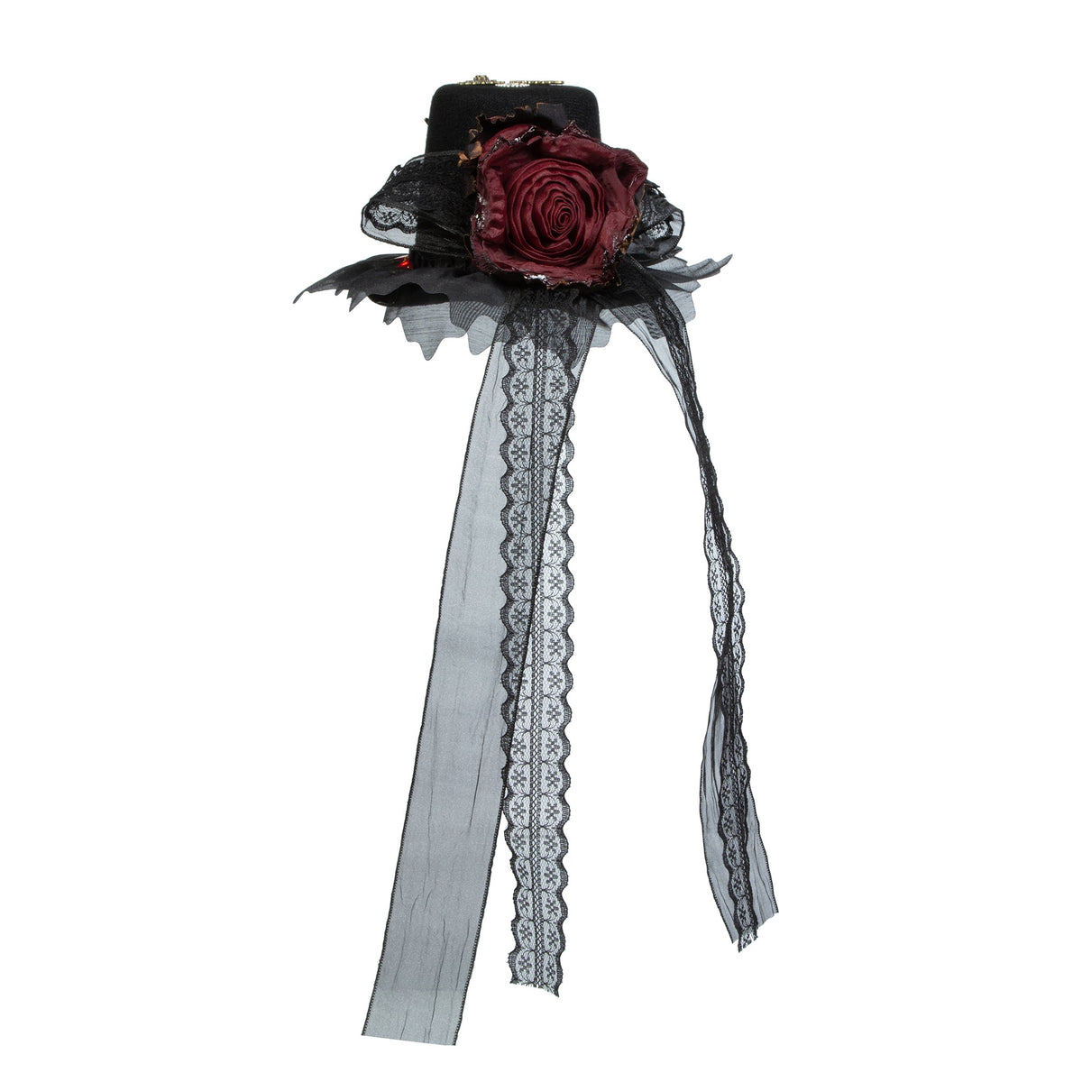 Lolita Gear Wings Hat Lace Hair Clip L4681