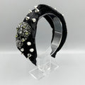 Gothic Skull Rhinestone Rivet Headband L4701