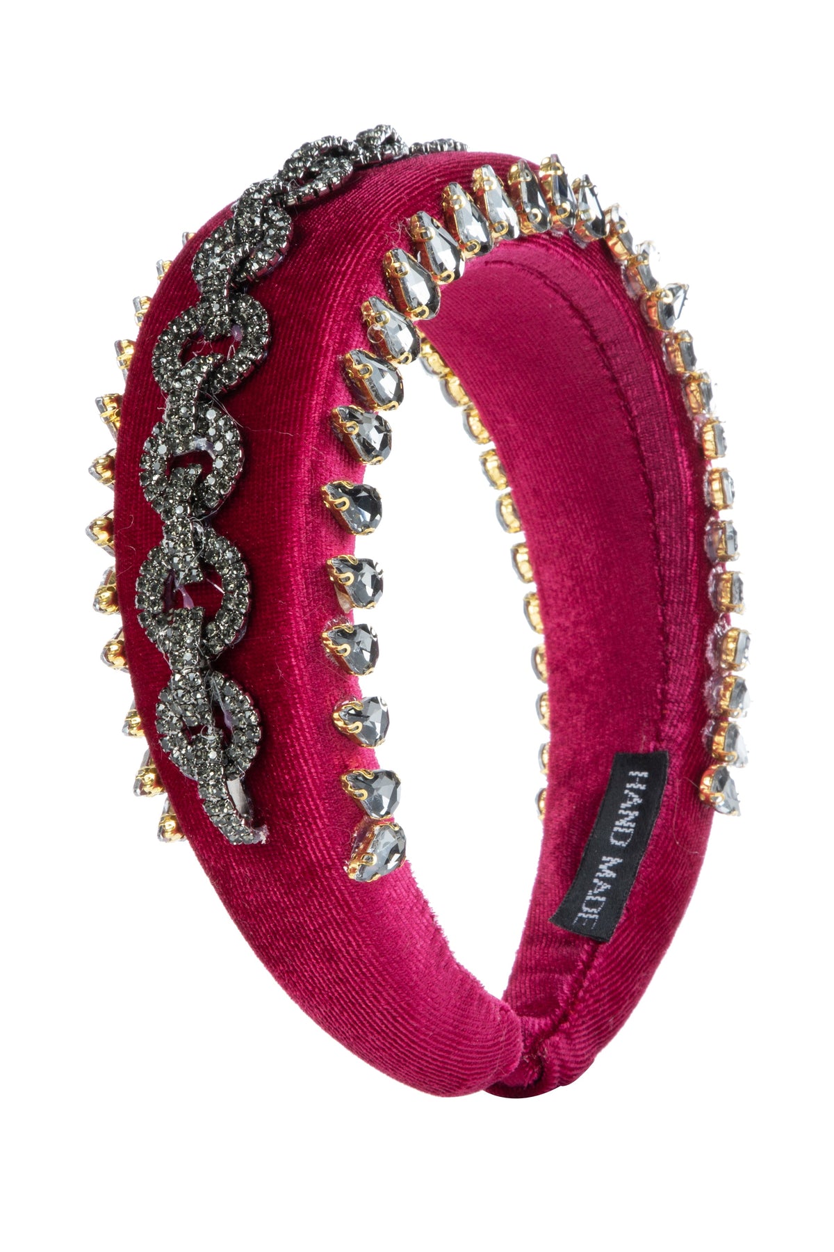 Barque Rhinestone Sponge Headband L4704