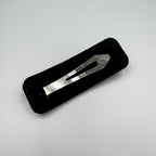 Love Rugby Rhinestone Rectangle Hair Pin L4737