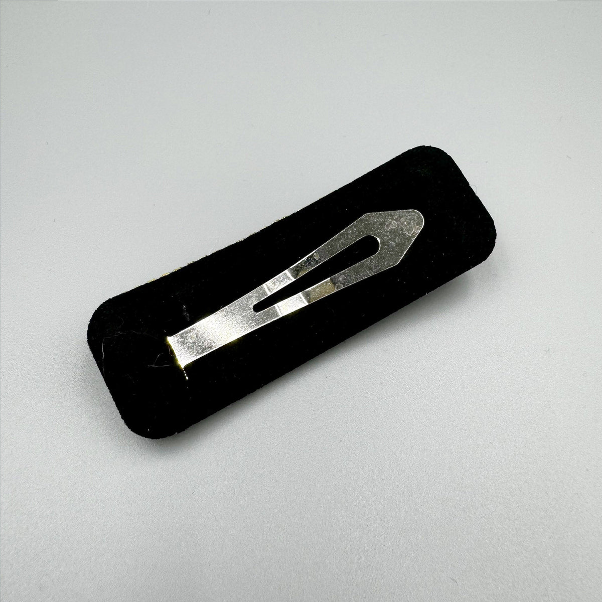 Love Rugby Rhinestone Rectangle Hair Pin L4737