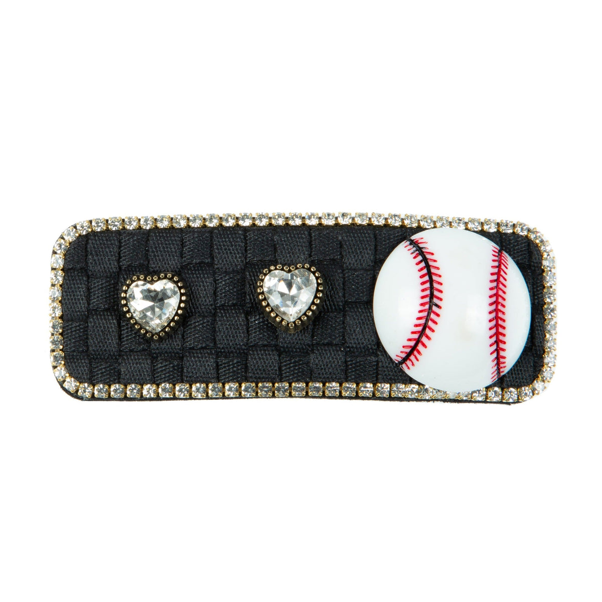 Tennis Rhinestone Rectangle Hair Pin L4755