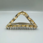 Rhinestone Alloy Triangle Hair Clip L4758