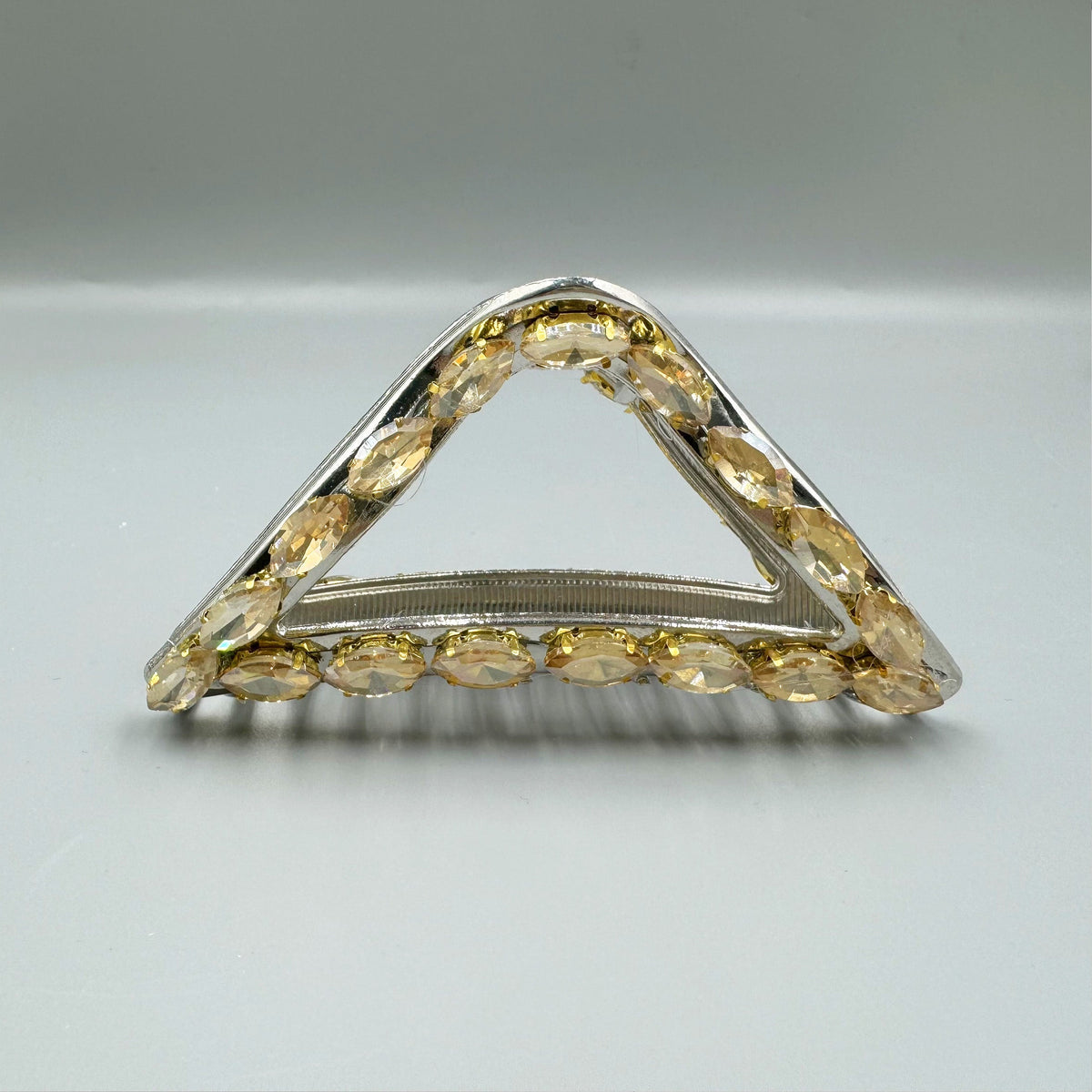 Rhinestone Alloy Triangle Hair Clip L4758