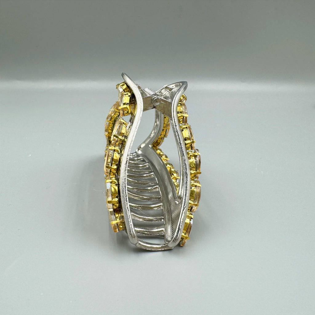 Rhinestone Alloy Triangle Hair Clip L4758