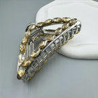 Rhinestone Alloy Triangle Hair Clip L4758