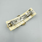 Clover Rhinestone Acrylic Hair Frenchbarrette L4770