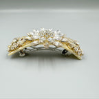 Sunflower Rhinestone Acrylic Hair Frenchbarrette L4771