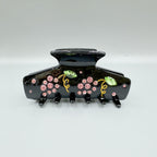 Cherry Rhinestone Acrylic Hair Clip L4809