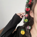 Grape Acrylic Hair Clip L4821 - view 2