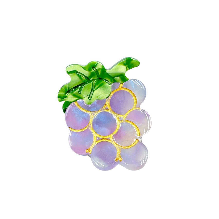 Grape Acrylic Hair Clip L4821