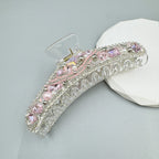 Geometry Rhinestone Acrylic Hair Clip L4835