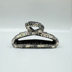 Hollow Rhinestone Acrylic Hair Clip L4836