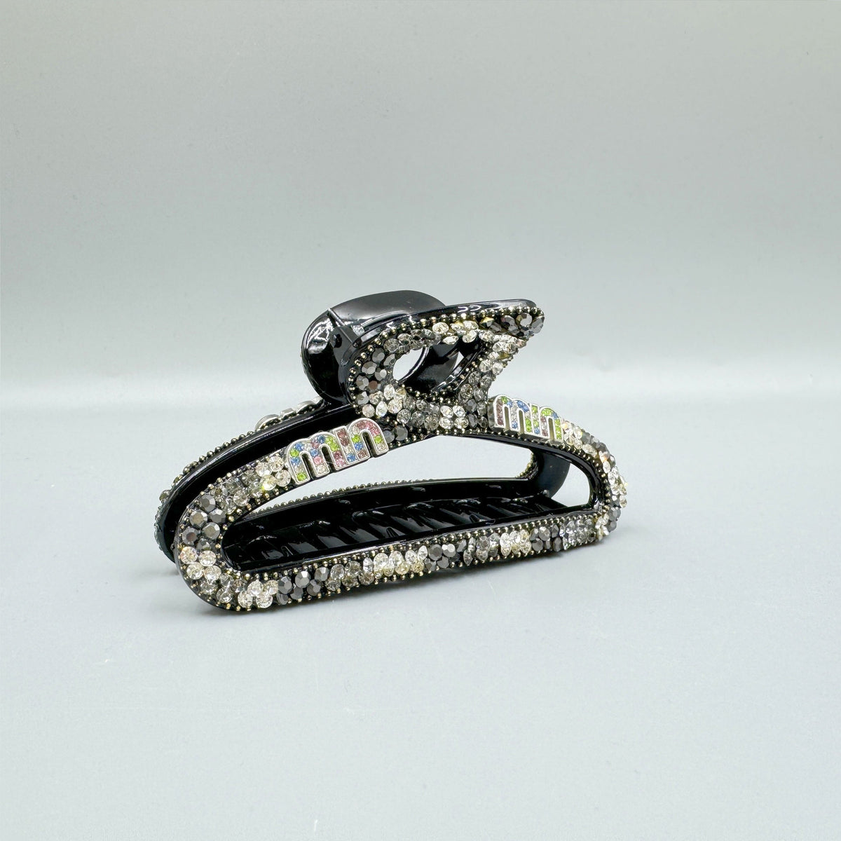 Hollow Rhinestone Acrylic Hair Clip L4836