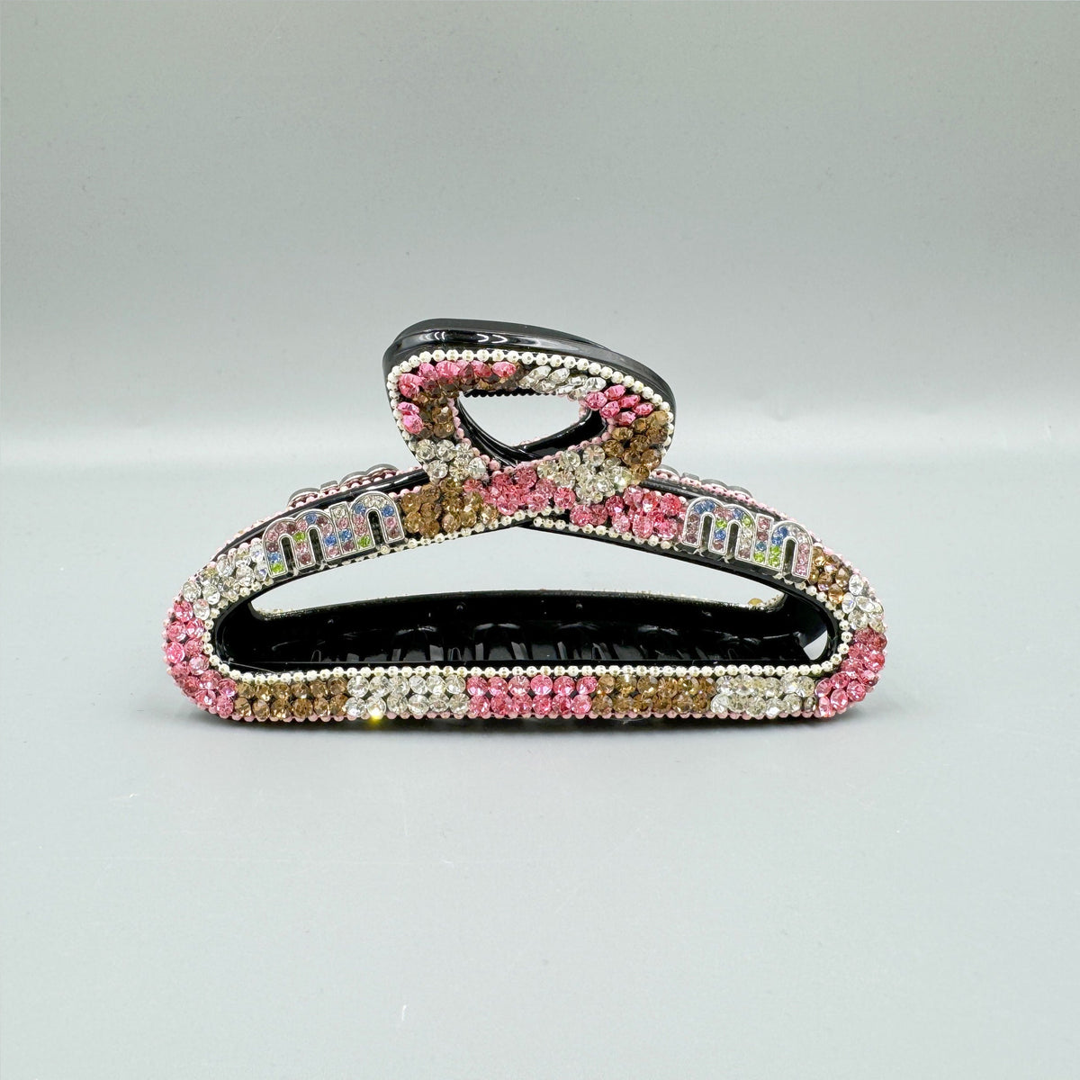 Hollow Rhinestone Acrylic Hair Clip L4836