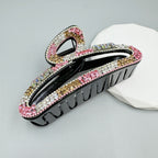Hollow Rhinestone Acrylic Hair Clip L4836