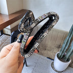 Hollow Rhinestone Acrylic Hair Clip L4836