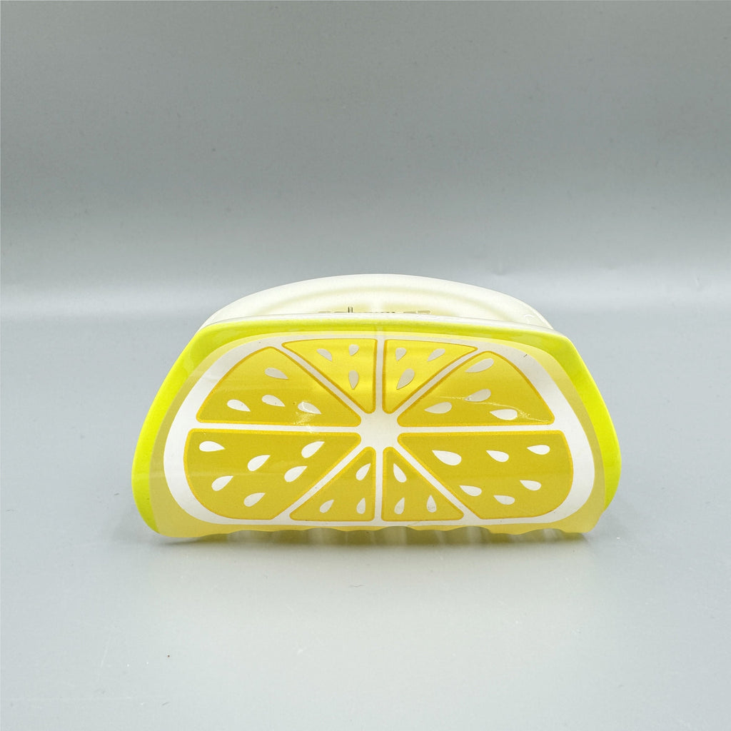 Lemon Acrylic Hair Clip L4843 - view 5