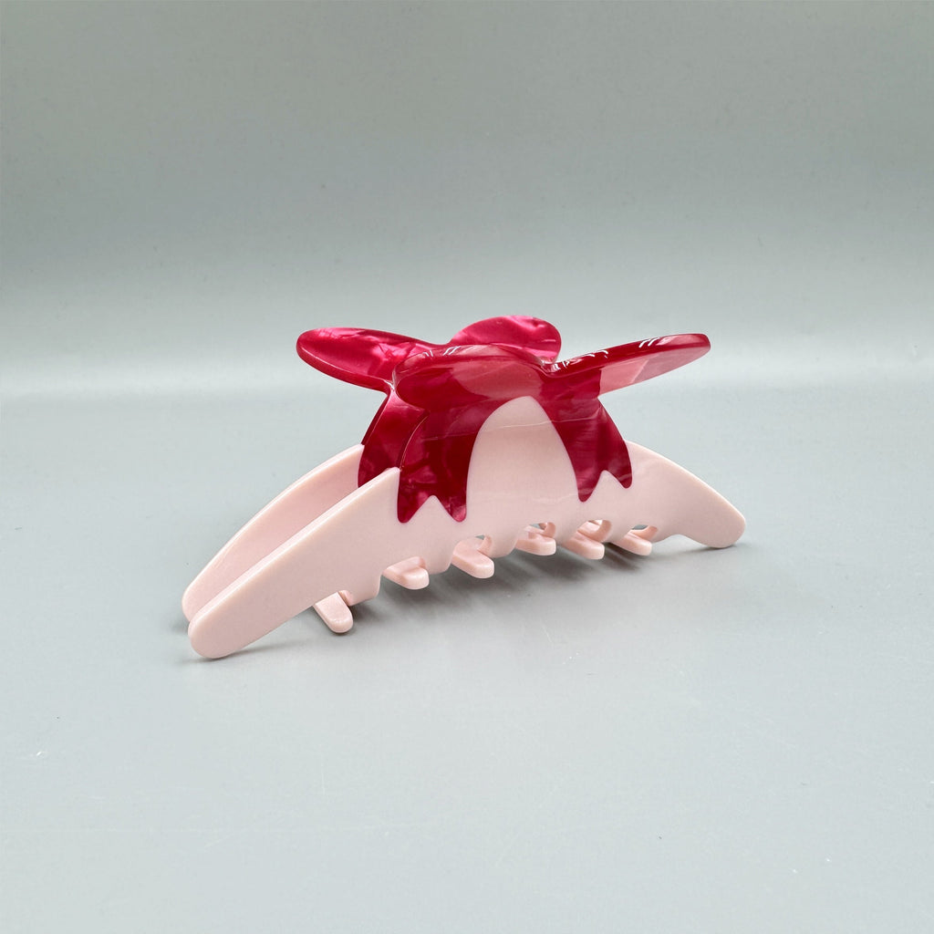 Bow Acrylic Hair Clip L4849