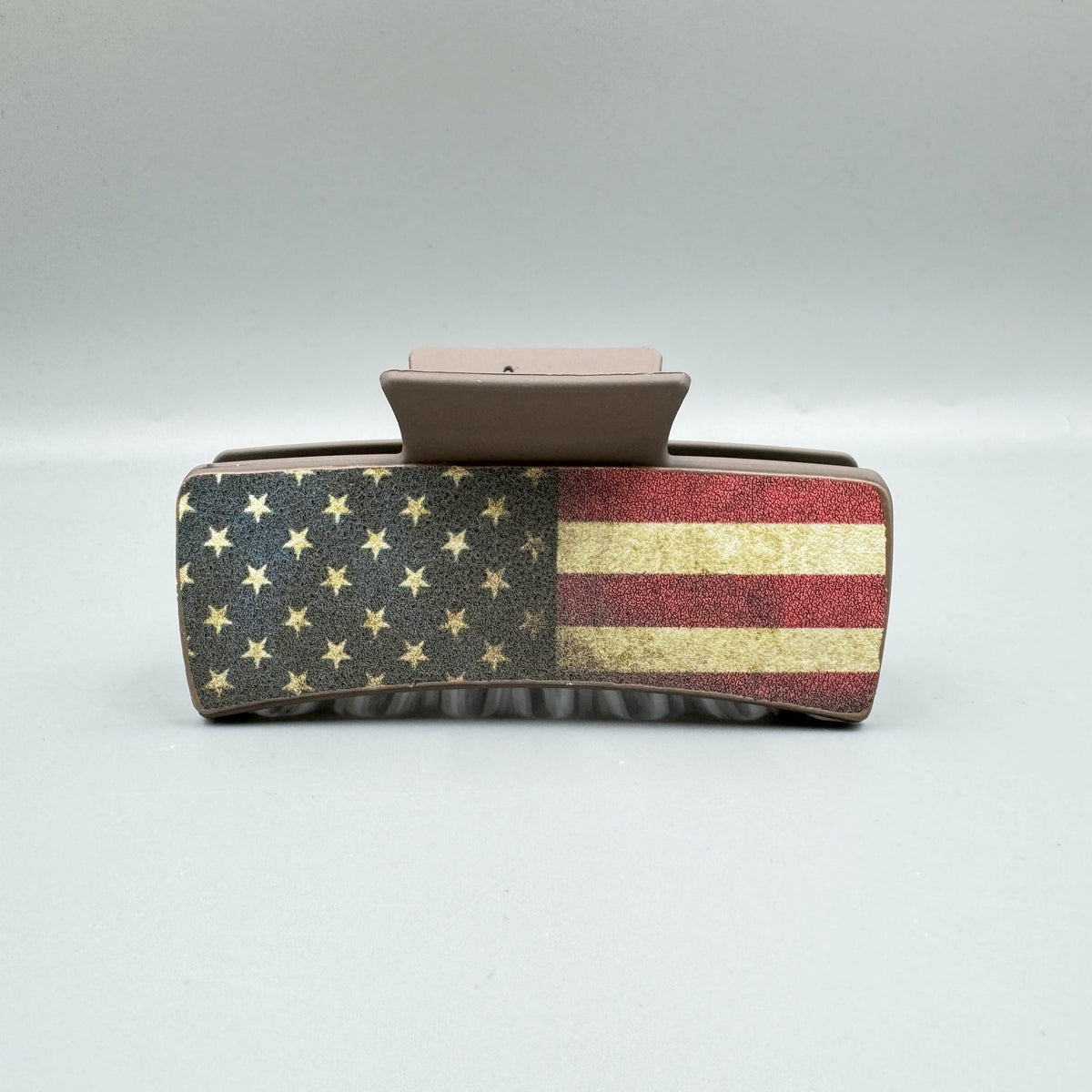 American Flag Acrylic Hair Clip L4850