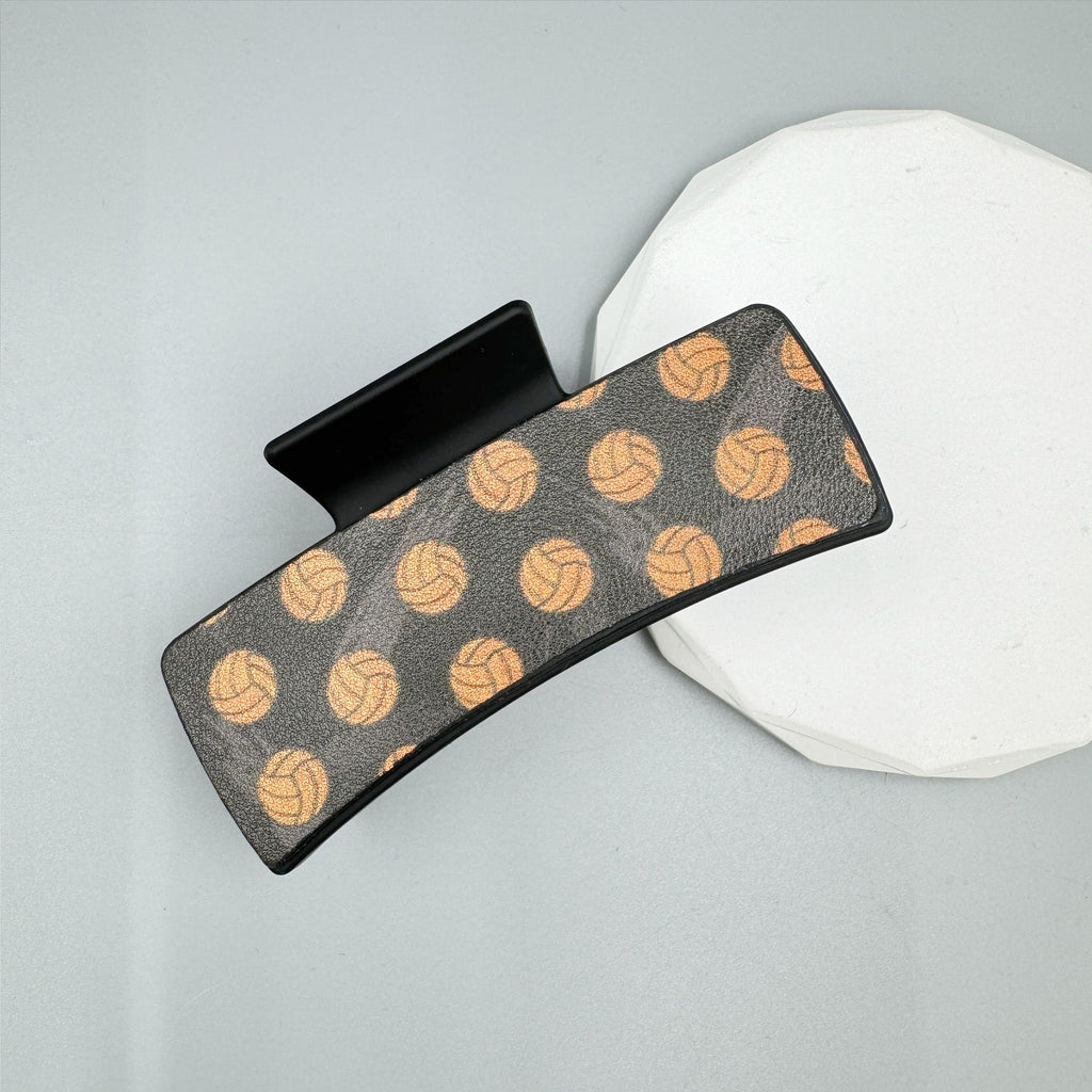 Volleyball Acrylic Hair Clip L4851