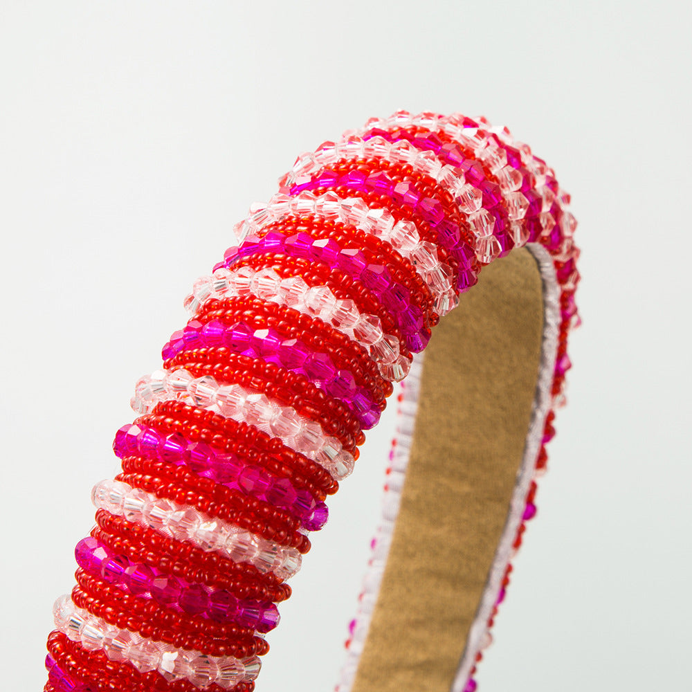 Crystal Beaded Headband L4864 - view 5