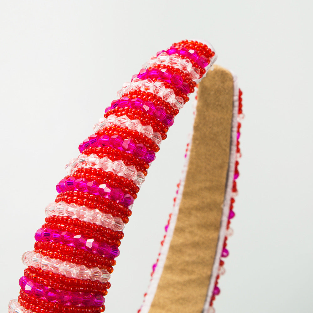 Crystal Beaded Headband L4864 - view 6
