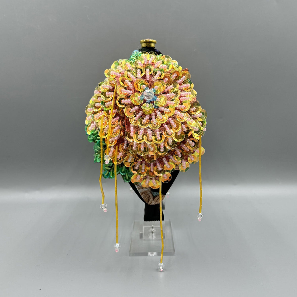 Floral Sequins Tassel Headband L4880 - view 9