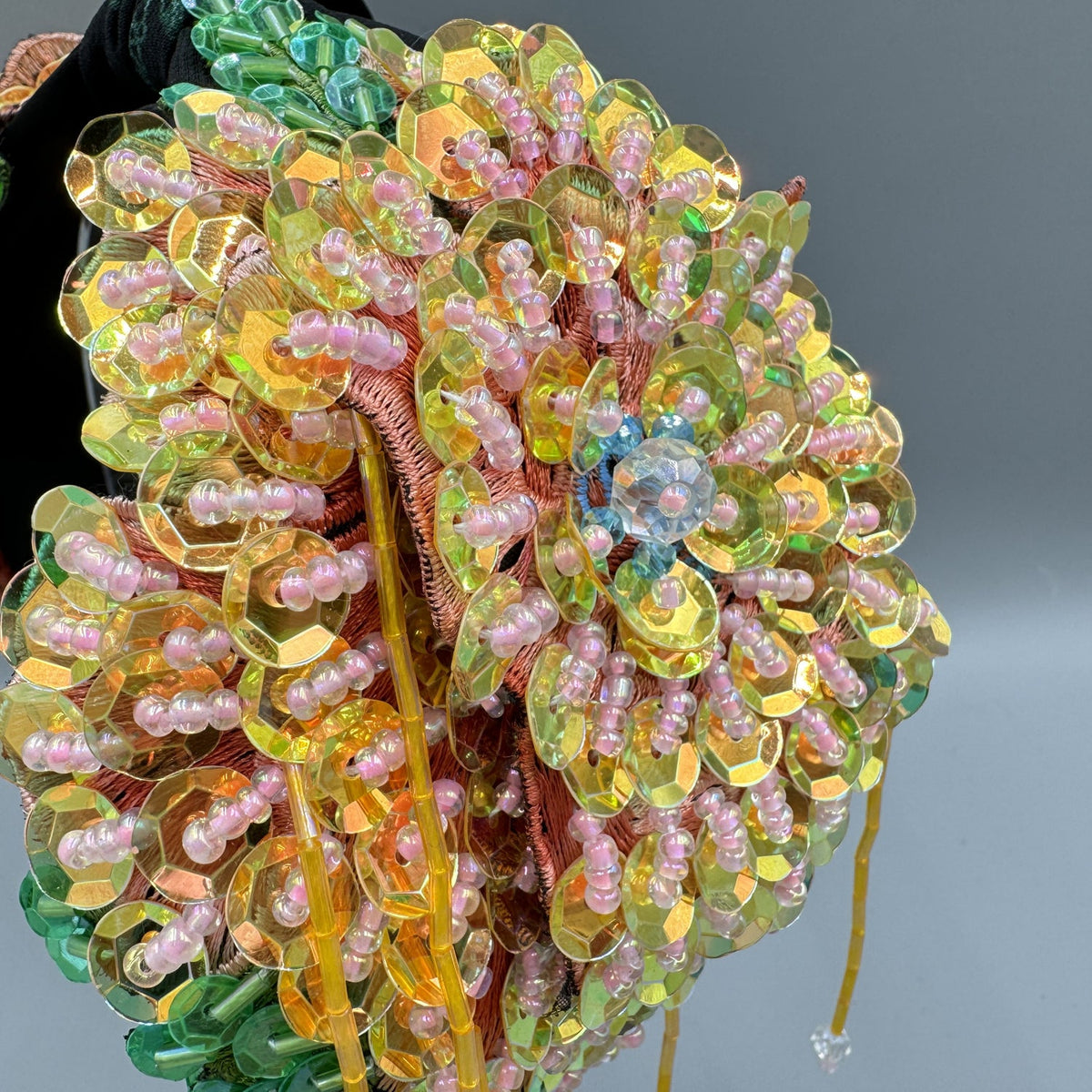 Floral Sequins Tassel Headband L4880 - view 7