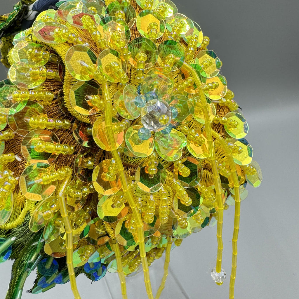 Floral Sequins Tassel Headband L4880 - view 14