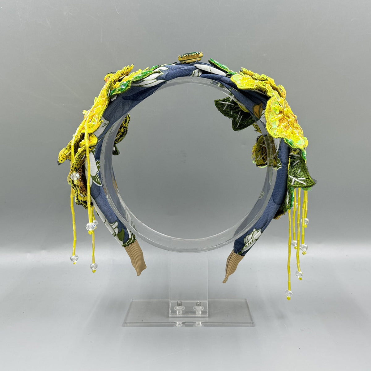 Floral Sequins Tassel Headband L4880 - view 11