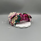 Handmade Floral Sequin Tassel Knot Headband L4884 - view 5