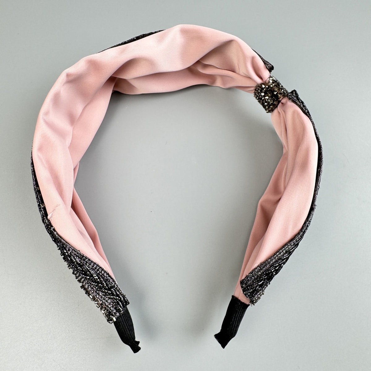 Handmade Bow Seed Bead Fabric Headband L4885 - view 13