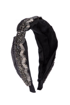 Handmade Bow Seed Bead Fabric Headband L4885 - view 2