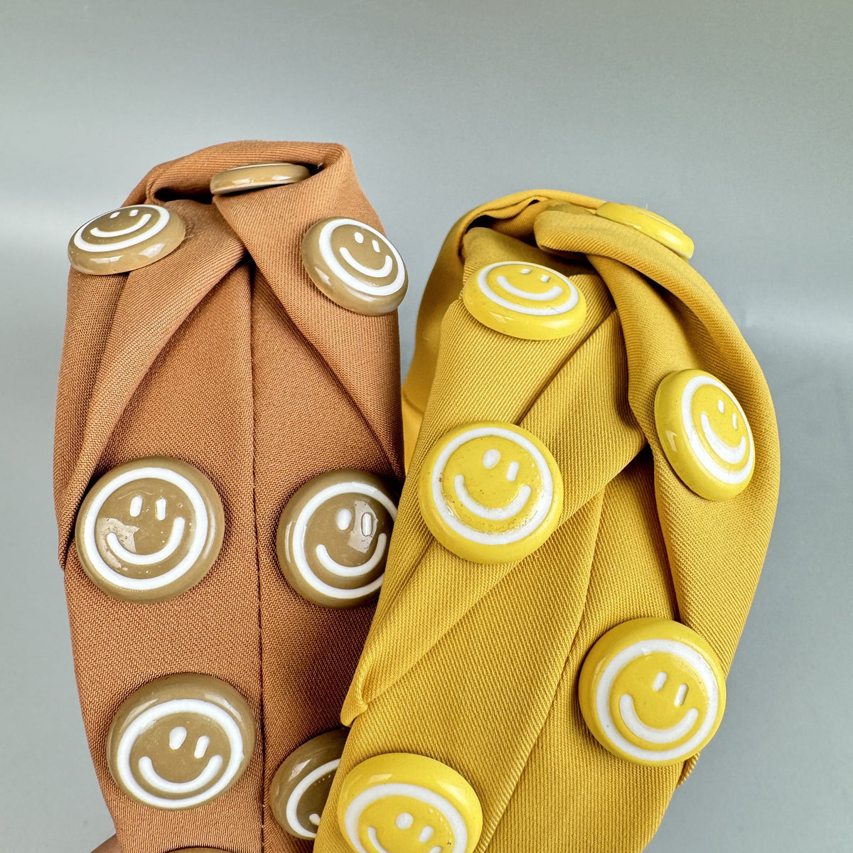 Smiley Face Knotted Fabric Headband L4899 - view 4