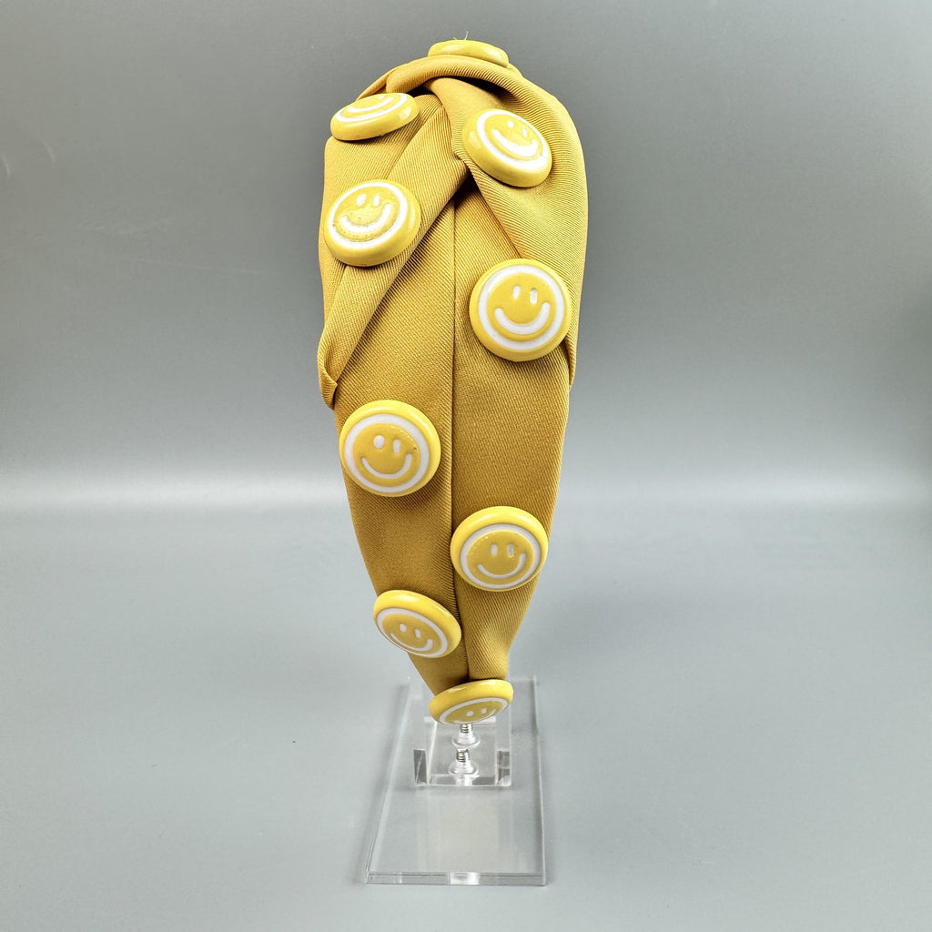Smiley Face Knotted Fabric Headband L4899 - view 7