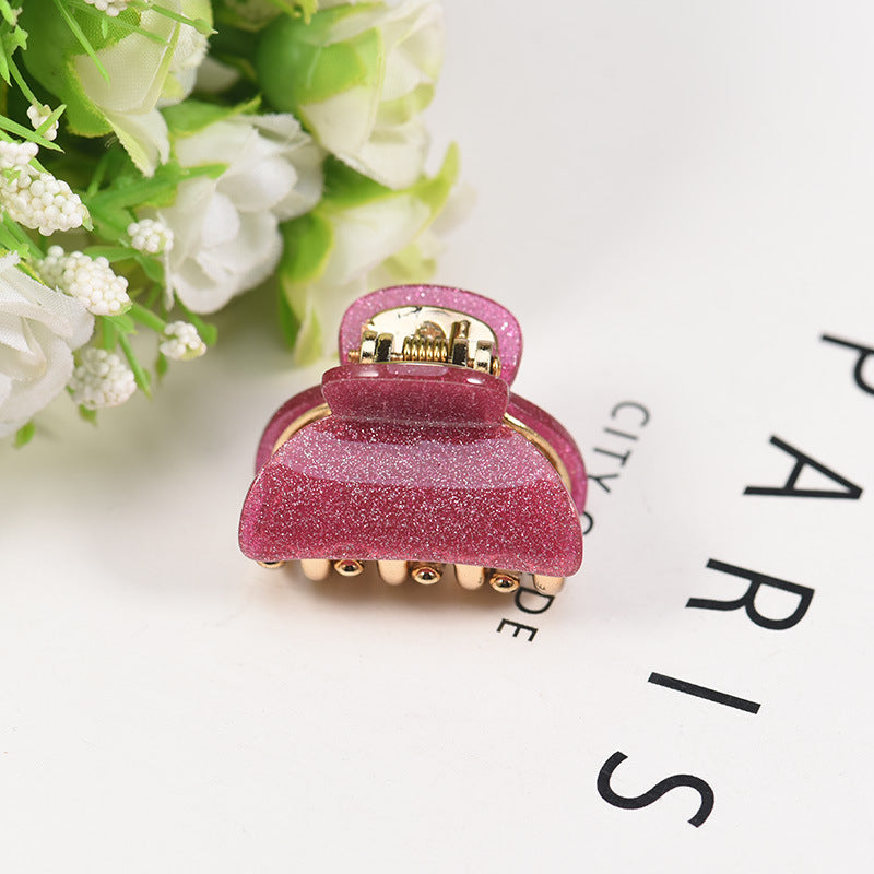 Small Candy Colos Acrylic Hair Claw Hairpin L4934