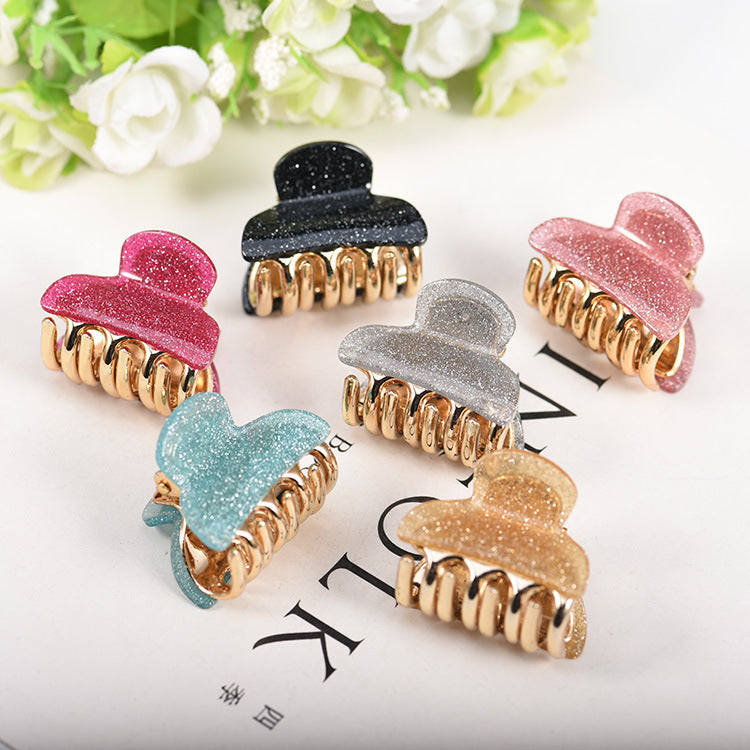 Small Candy Colos Acrylic Hair Claw Hairpin L4934