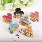 Small Candy Colos Acrylic Hair Claw Hairpin L4934