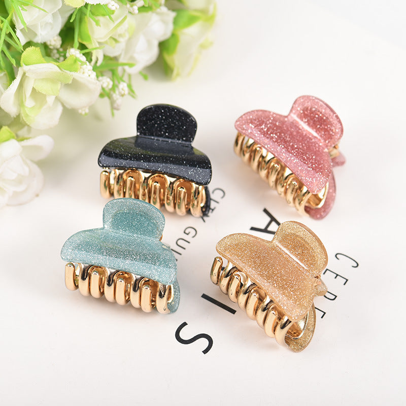Small Candy Colos Acrylic Hair Claw Hairpin L4934