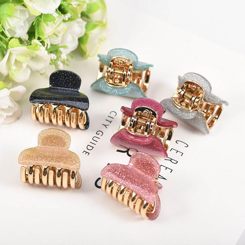 Small Candy Colos Acrylic Hair Claw Hairpin L4934